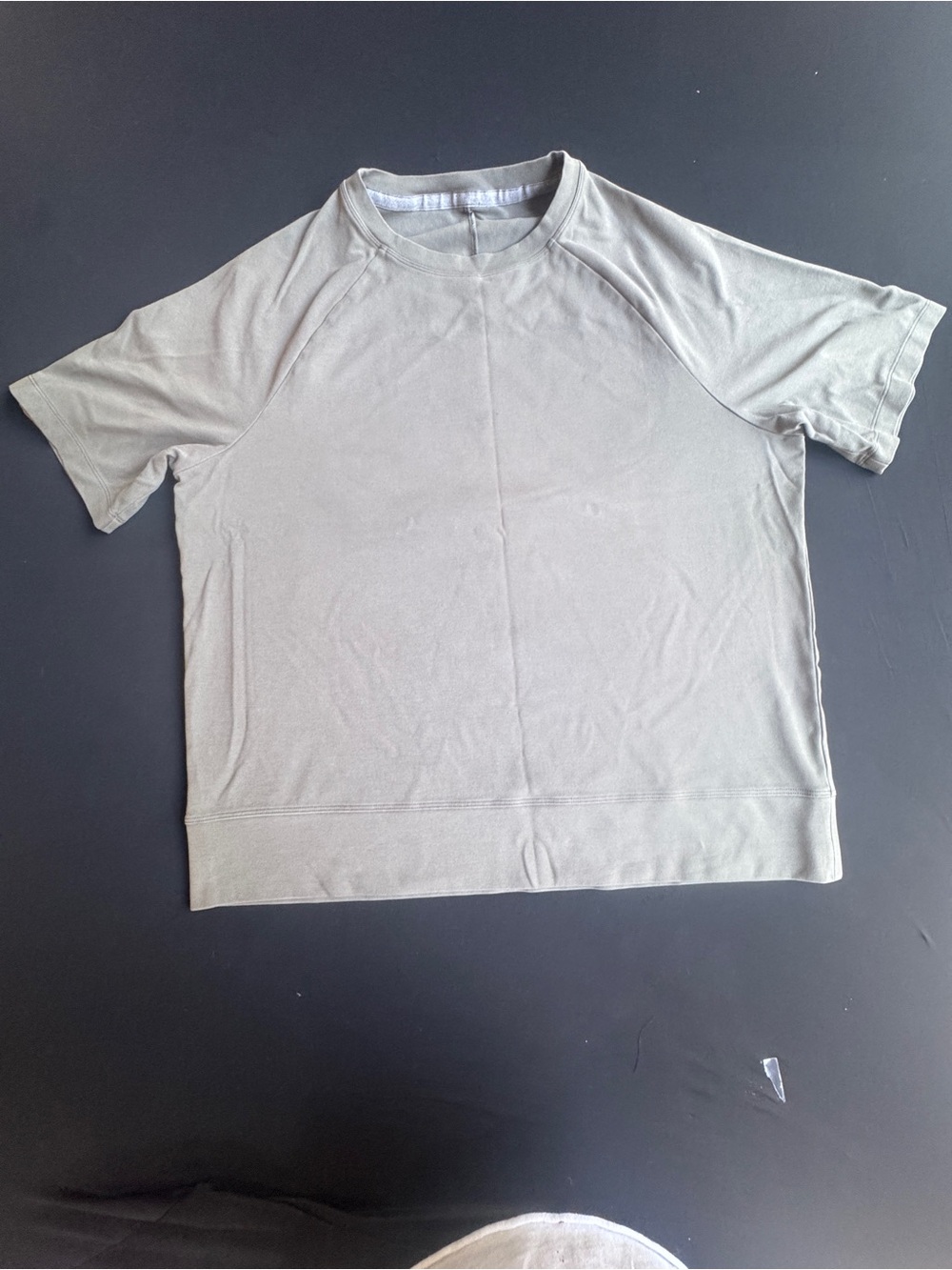Unbranded Mens Tee shirt crew neck olive size L